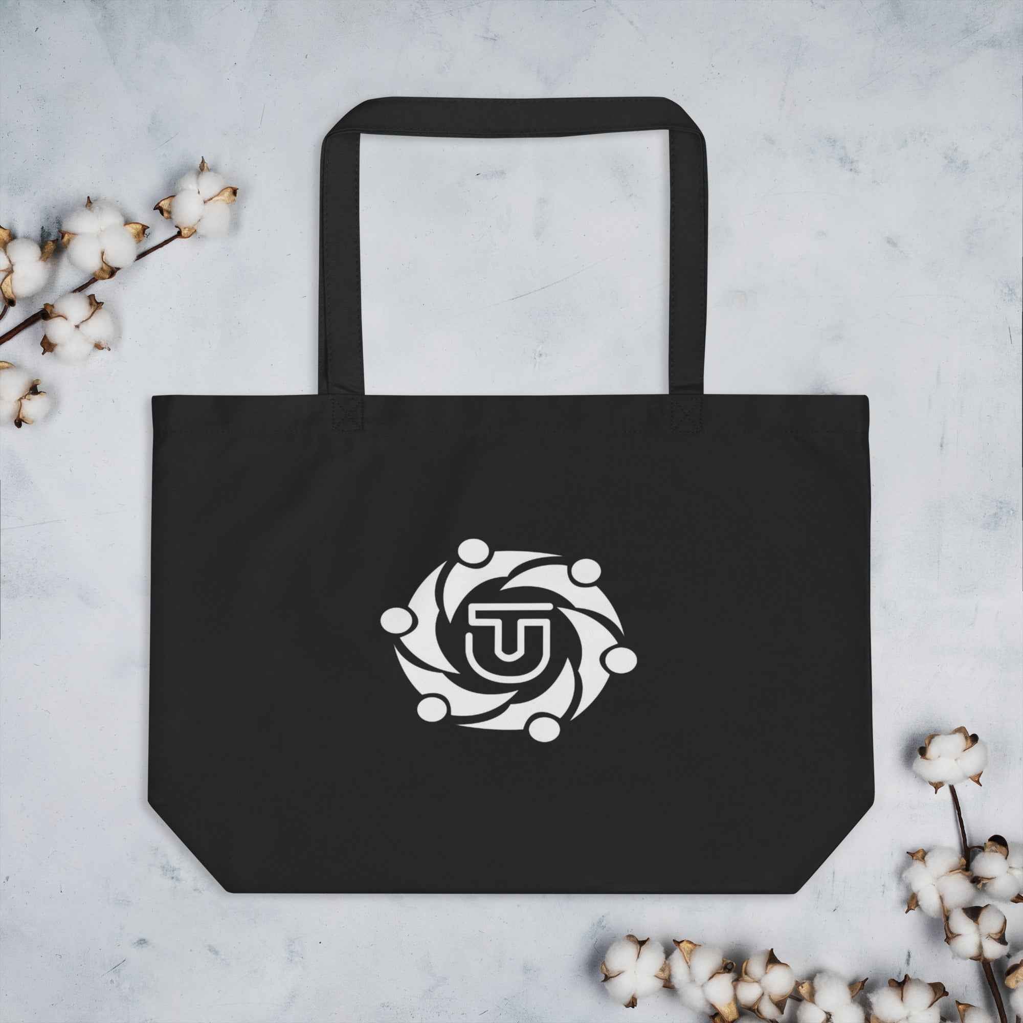 Large organic tote bag